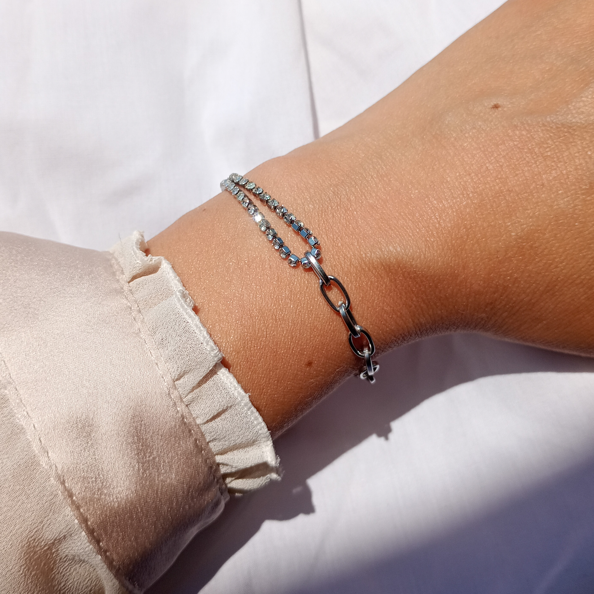 Pulsera de acero quirúrgico